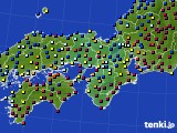 近畿地方のアメダス実況(日照時間)(2024年12月09日)