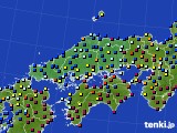 中国地方のアメダス実況(日照時間)(2024年12月09日)