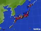 アメダス実況(日照時間)(2024年12月09日)