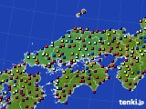 中国地方のアメダス実況(日照時間)(2024年12月10日)