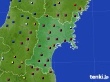 宮城県のアメダス実況(日照時間)(2024年12月10日)