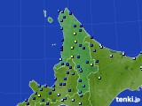 道北のアメダス実況(積雪深)(2024年12月11日)