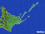 道東のアメダス実況(積雪深)(2024年12月11日)