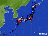アメダス実況(日照時間)(2024年12月11日)