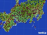 東海地方のアメダス実況(日照時間)(2024年12月12日)