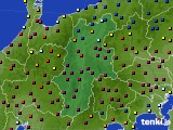 2024年12月12日の長野県のアメダス(日照時間)