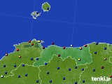 鳥取県のアメダス実況(日照時間)(2024年12月12日)