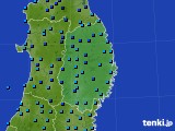 2024年12月12日の岩手県のアメダス(気温)