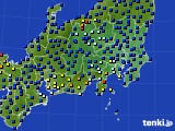 関東・甲信地方のアメダス実況(日照時間)(2024年12月13日)