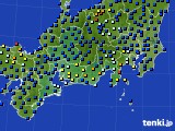 東海地方のアメダス実況(日照時間)(2024年12月13日)