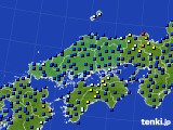 中国地方のアメダス実況(日照時間)(2024年12月13日)