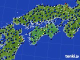 2024年12月13日の四国地方のアメダス(日照時間)