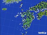 2024年12月13日の九州地方のアメダス(日照時間)