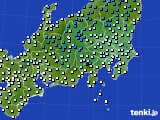 関東・甲信地方のアメダス実況(気温)(2024年12月13日)