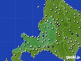 道央のアメダス実況(風向・風速)(2024年12月13日)