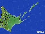 道東のアメダス実況(積雪深)(2024年12月14日)