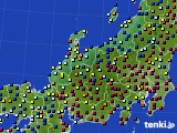 北陸地方のアメダス実況(日照時間)(2024年12月14日)