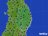 岩手県のアメダス実況(日照時間)(2024年12月14日)