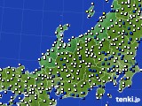 北陸地方のアメダス実況(風向・風速)(2024年12月14日)