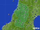 2024年12月14日の山形県のアメダス(風向・風速)