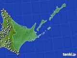 道東のアメダス実況(降水量)(2024年12月15日)