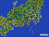 関東・甲信地方のアメダス実況(日照時間)(2024年12月15日)