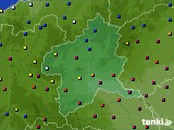 群馬県のアメダス実況(日照時間)(2024年12月15日)