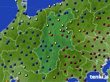 2024年12月15日の長野県のアメダス(日照時間)