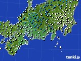 東海地方のアメダス実況(気温)(2024年12月15日)