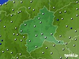 2024年12月15日の群馬県のアメダス(風向・風速)