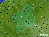 群馬県のアメダス実況(日照時間)(2024年12月16日)