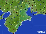 三重県のアメダス実況(日照時間)(2024年12月16日)
