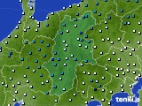 長野県のアメダス実況(気温)(2024年12月16日)