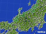 北陸地方のアメダス実況(風向・風速)(2024年12月16日)