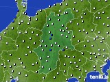 長野県のアメダス実況(風向・風速)(2024年12月16日)