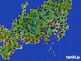 関東・甲信地方のアメダス実況(日照時間)(2024年12月17日)