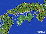 2024年12月17日の四国地方のアメダス(日照時間)