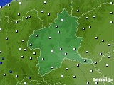2024年12月17日の群馬県のアメダス(風向・風速)