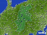 長野県のアメダス実況(風向・風速)(2024年12月17日)