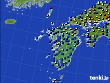 2024年12月18日の九州地方のアメダス(日照時間)