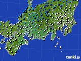 東海地方のアメダス実況(気温)(2024年12月18日)