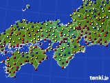 近畿地方のアメダス実況(日照時間)(2024年12月19日)