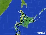 北海道地方のアメダス実況(積雪深)(2024年12月20日)