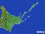 道東のアメダス実況(積雪深)(2024年12月20日)