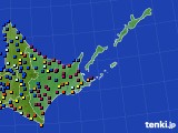 2024年12月20日の道東のアメダス(日照時間)