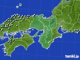 近畿地方のアメダス実況(降水量)(2024年12月21日)