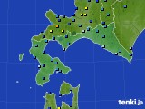 道南のアメダス実況(積雪深)(2024年12月21日)
