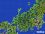 北陸地方のアメダス実況(日照時間)(2024年12月21日)