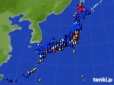 アメダス実況(日照時間)(2024年12月21日)