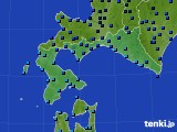 2024年12月21日の道南のアメダス(気温)